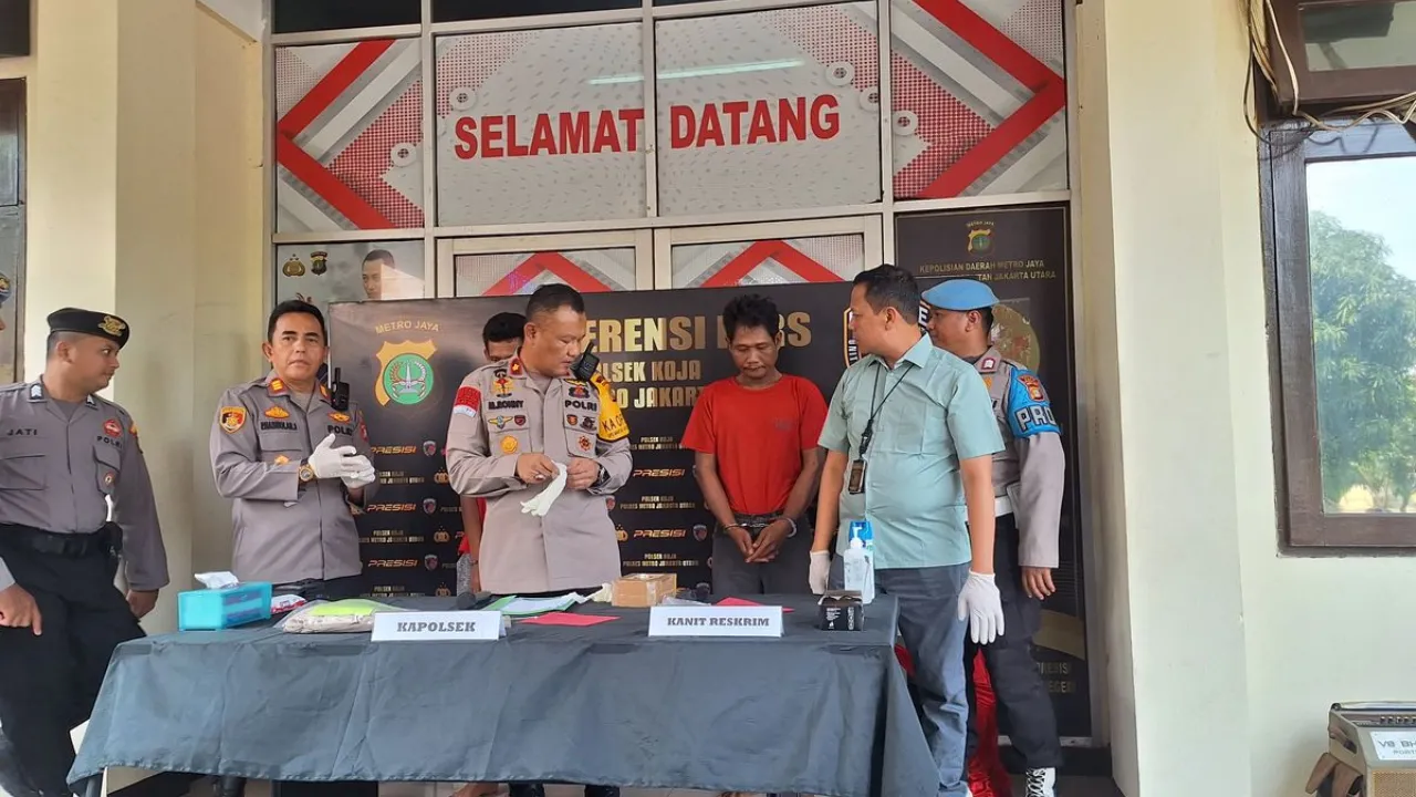 Jakarta Utara! Polisi Berhasil Tangkap Tersangka Pencurian Besi di Koja