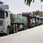 Bantuan Sosial! Konvoi Truk Irak Membawakan Sejumlah Bantuan Ke Gaza